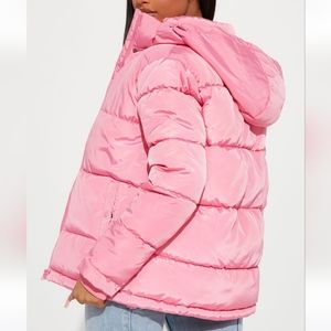 💞 Pink coat FASHION NOVA